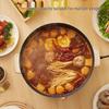 Multifunktionaler Elektro-Hot Pot und Grill mit großer Kapazität zum Shabu-Shabu-Kochen