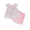 PawinPaw Cartoon-Bär Baby Mädchen Sommer Blumenprint Lässiges Set