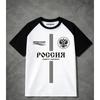 Cotton American Short Sleeve Shoulder T-Shirt Women's Bottom Shirt Loose Top