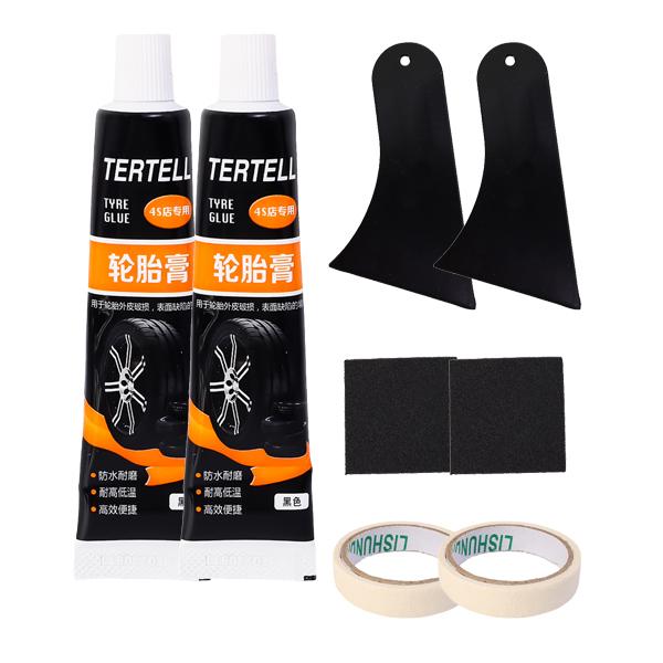 30ml Schwarzer Starker Gummi Kleber Klebstoff Kleber Autoreparatur Werkzeuge Wasserdicht Hochtemperaturbeständig Reifenreparatur Flüssigkeit