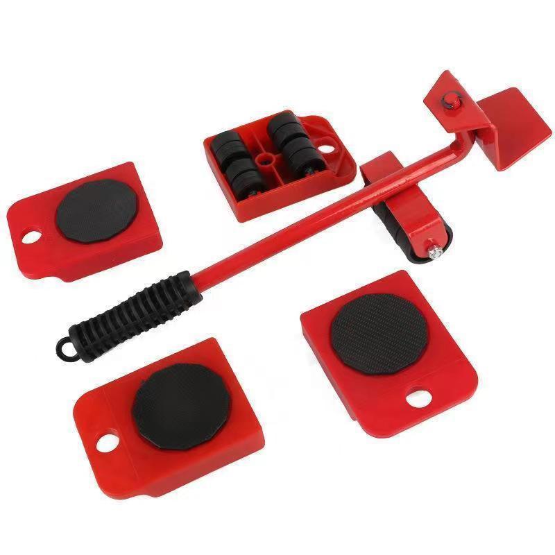 Spring Cleaning Heavy Furniture Mover Set: 5-Piece Household Moving Aid