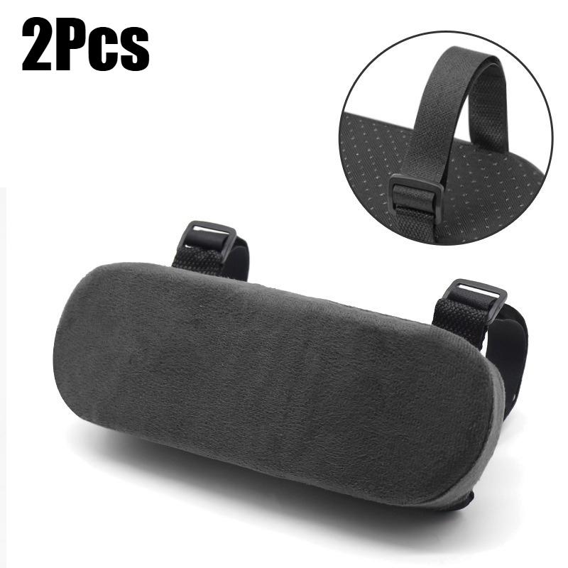 1/2Pcs Home/Office Chair Parts Arm Pad Memory Foam Armrest Cover Cushion Pads For Home Office Chair Comfortable Elbow Pillow