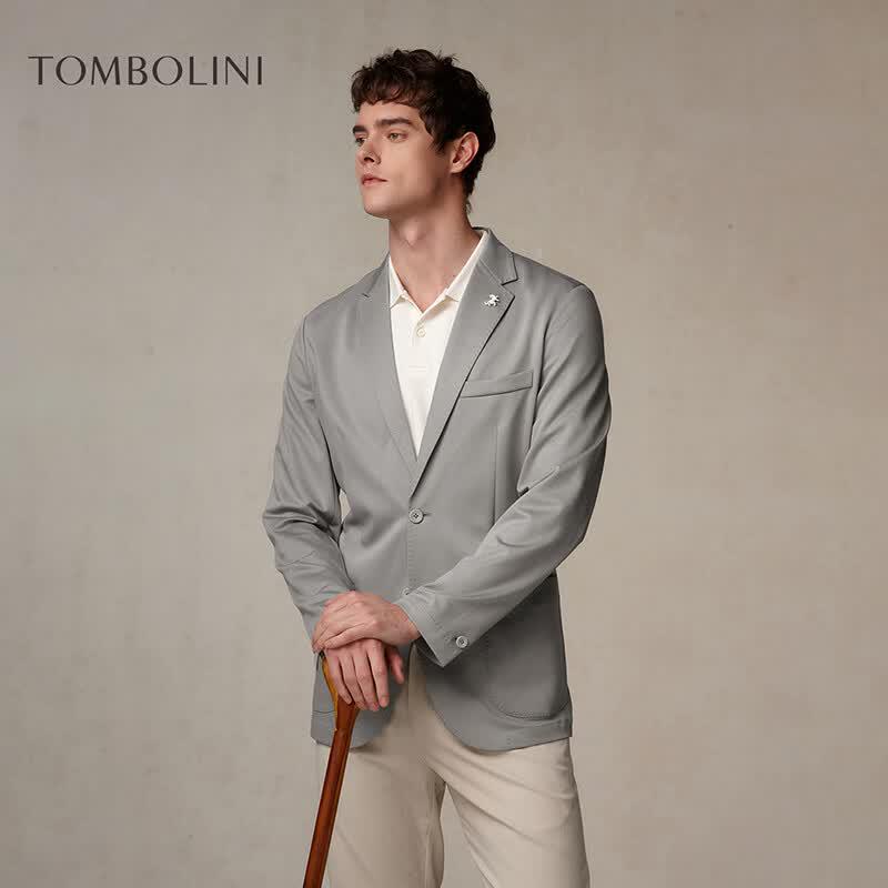 Dongbolini Men's Lightweight Anti-Bacterial Business Blazer