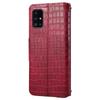 For Samsung Galaxy A51 4G SM-A515 Wallet Case PU Leather Crocodile Texture Phone Cover
