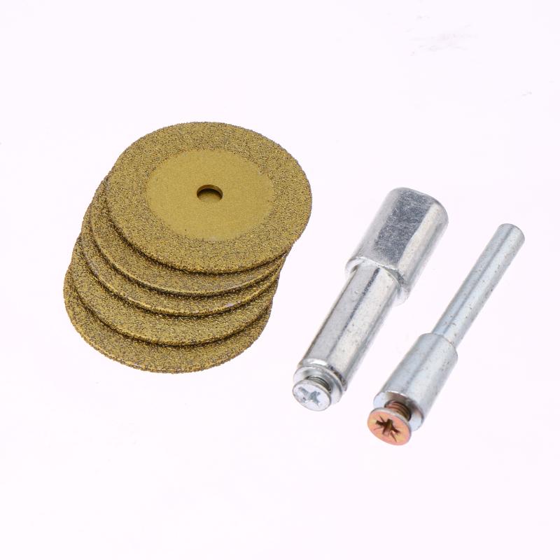 5/6Pcs 40Mm Mini Cutting Disc For Marble Andjade Cutting Accessories Diamond Grinding Wheel Circular Saw Blade