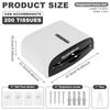 Paper Towel Dispenser Large Capacity Wall Mount Tissue Paper Holder Household Bathroom Kitchen Tissue Dispenser