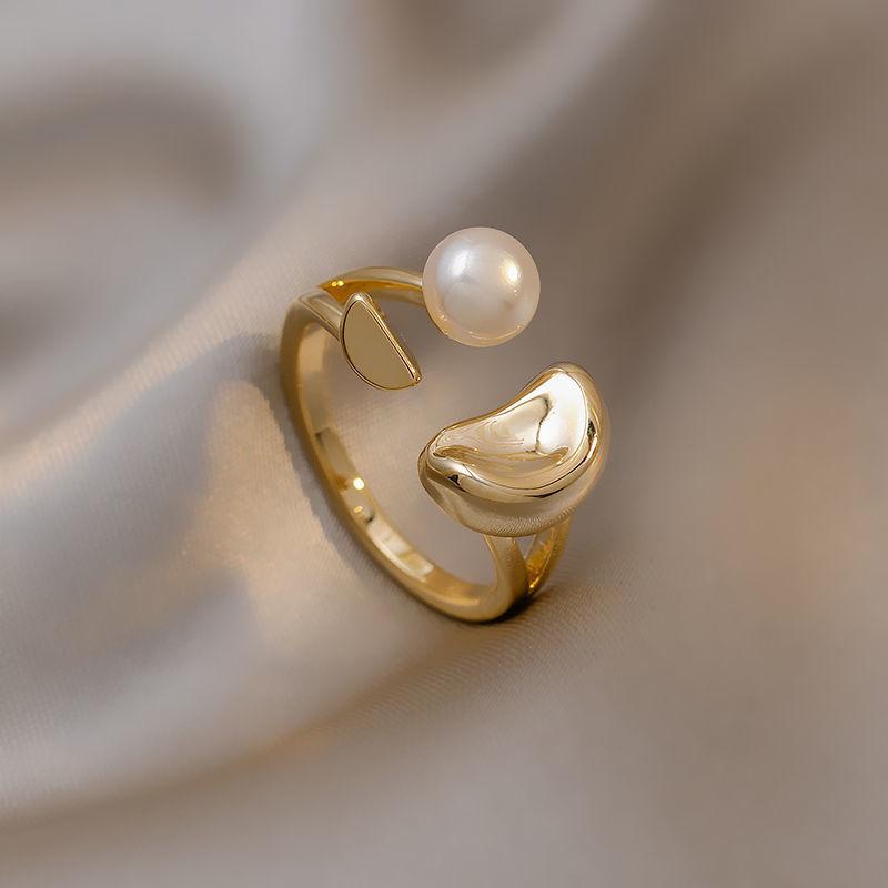 Inel rotund retro turcoaz deschis - Modă high-end în stil curte pentru degetul arătător