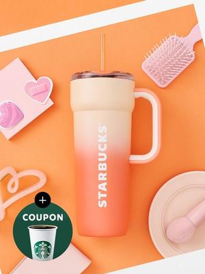 STARBUCKS SS Dante Tumbler Warm Peach 710ml