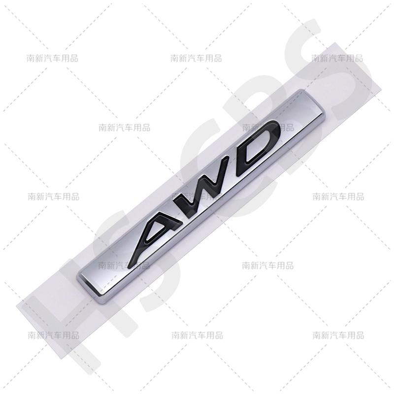3D ABS Car Styling AWD Emblem Car Rear Trunk Tailgate XKHFV2 Sticker Door Fender Badge For M3 M5 CX4 CX5 CX8 ATENZA Axela