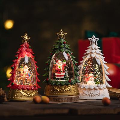 Weihnachtsszene Dekoration Kleine Geschenke Handwerk Schneetreiben Kristallkugel Kinderspielzeug Geburtstagsgeschenk Dekoration