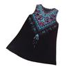 Women Loose Dresses Sleeveless Mini Dress Vintage Hippie Beachwear Boho