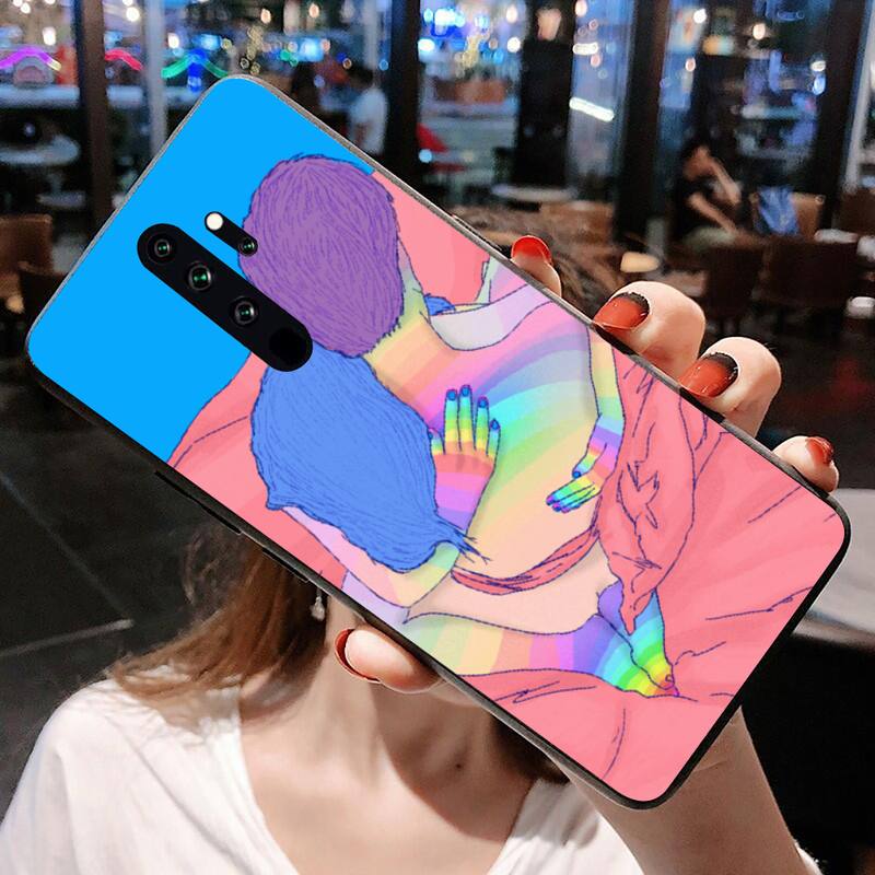 Digital Art Love Trippy psychedelic Phone Case for Redmi 9A 8A 7 6 6A Note 9 8 8T Pro Max Redmi 9 K20 K30 Pro