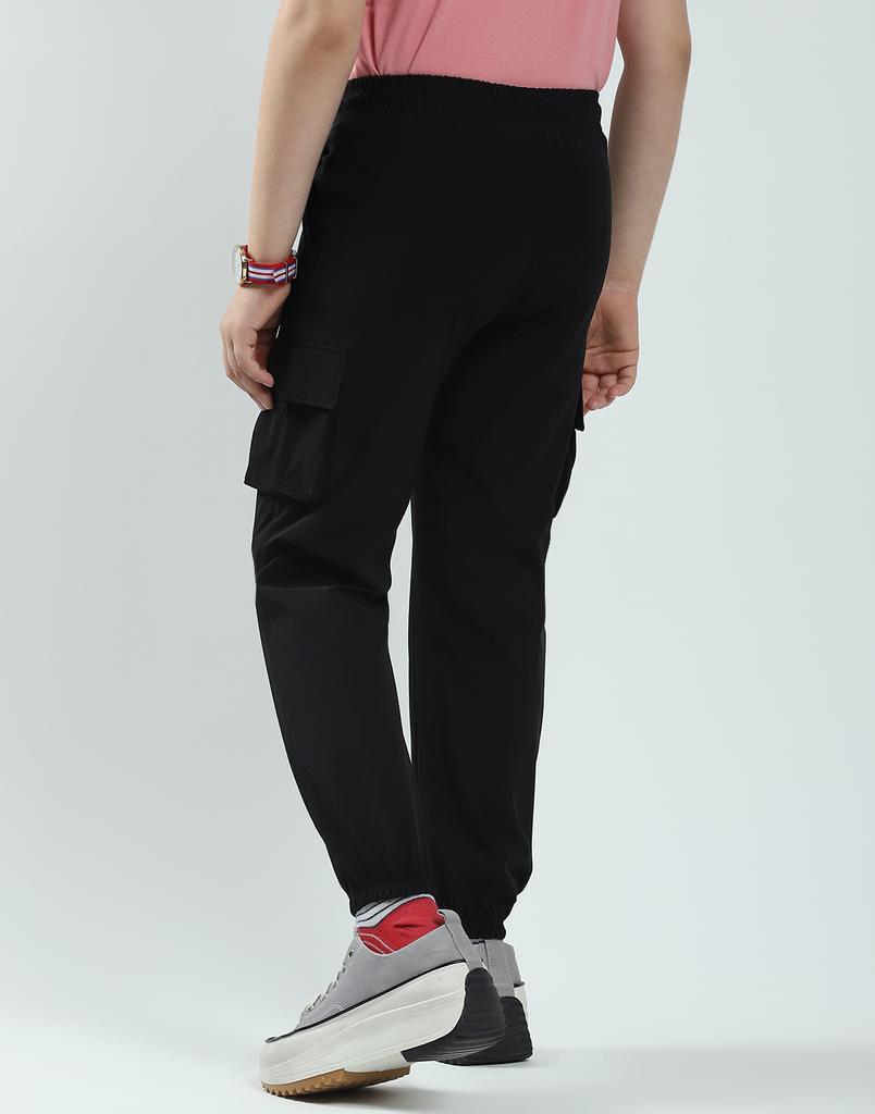 Monte Carlo Boys Solid Regular Fit Lower Track Pants