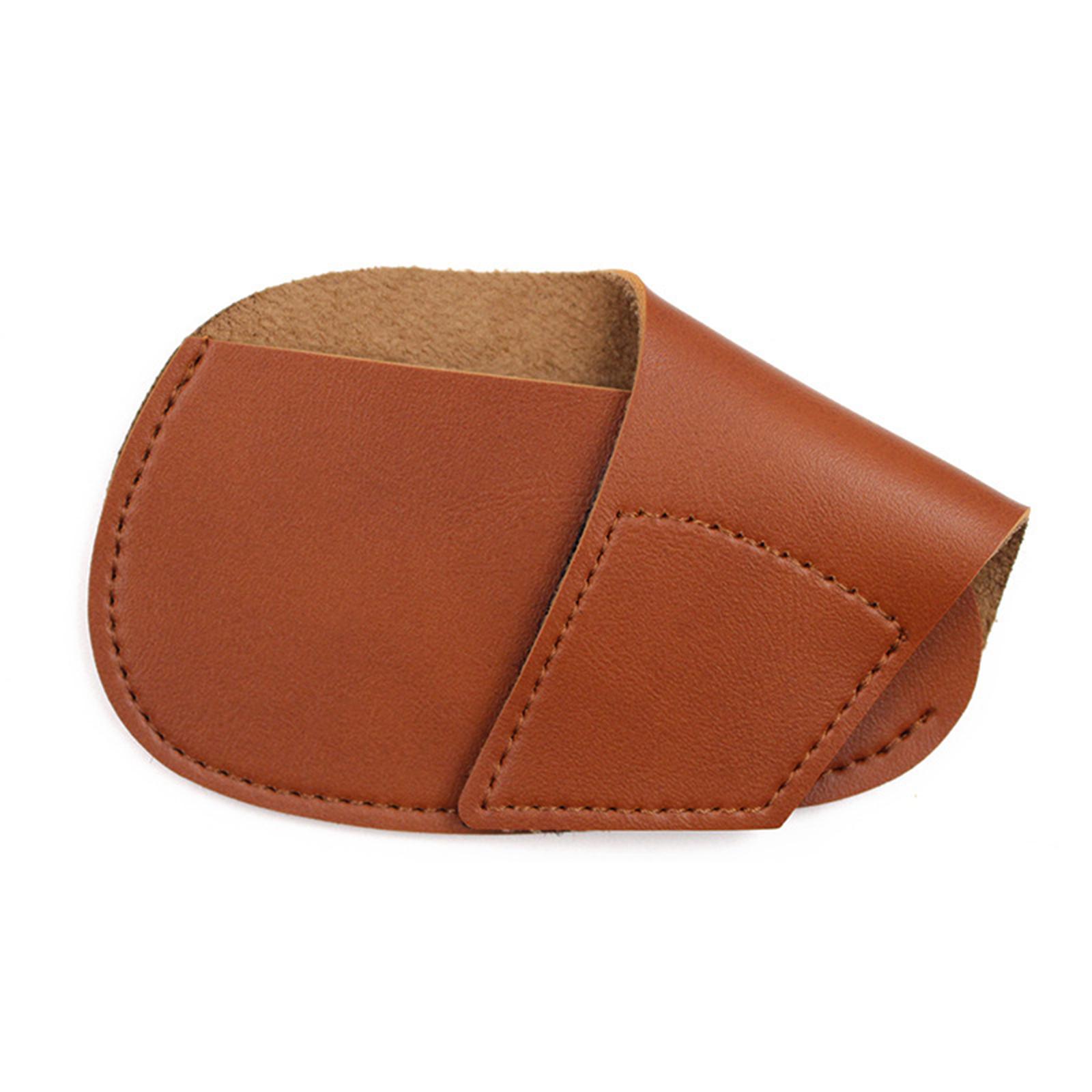 

Golf Head Covers Thick Synthetic PU Leather Golf Iron Head Covers with Magic Tape Short Neck Golf Club Head Covers