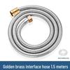 High-Pressure Stainless Steel Shower Hose - Explosion-Proof for Cold & Hot Water
