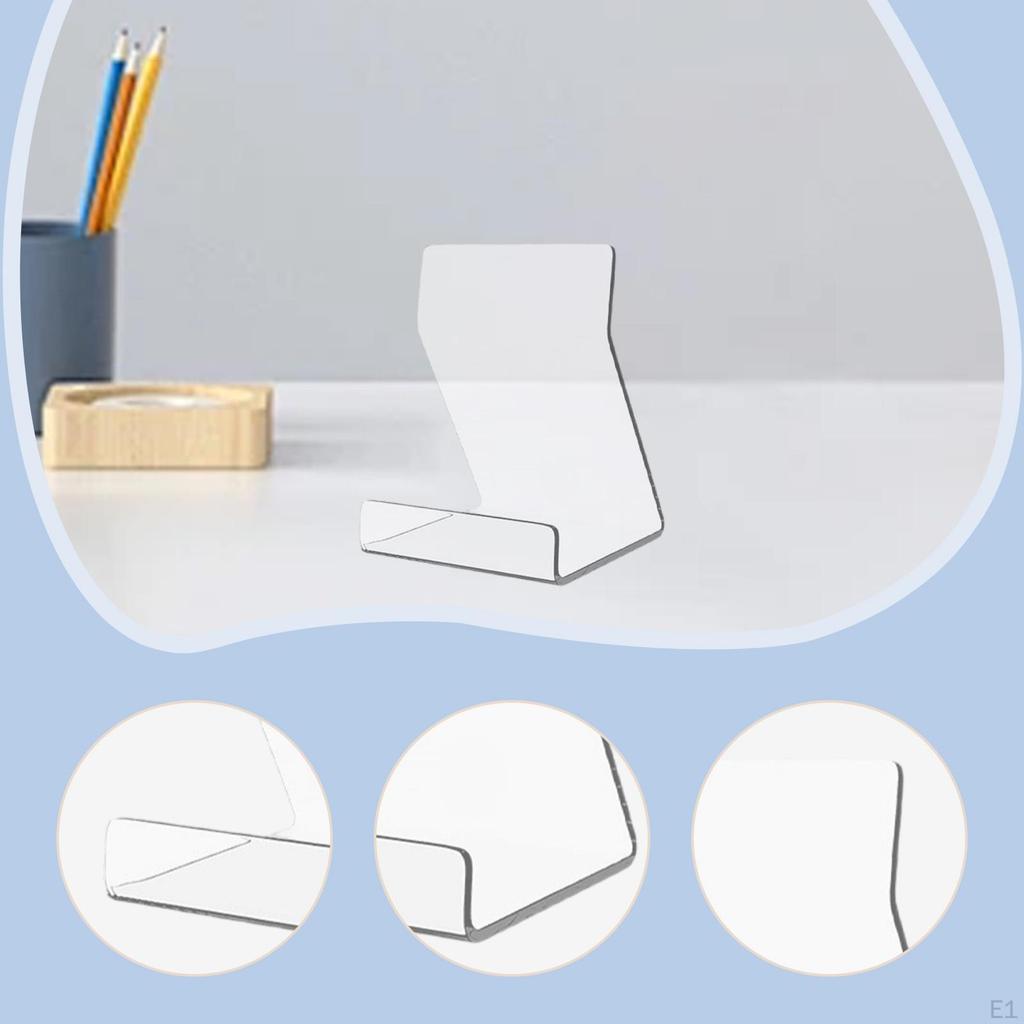 Acrylic Upright Display Stand Organizer, Tabletop Versatile Clear Stable Album Record Easel