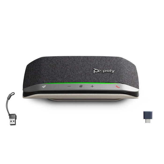 Poly Sync 20+ Speakerphone USB/Bluetooth Con Adattatore USB-C/A Professionale