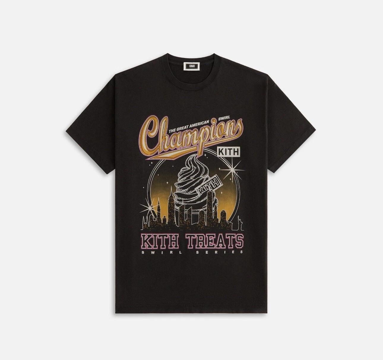 

KITH Treats Champions Tee Sz XLarge With Trading Cards Brand New S