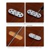 Zinc Alloy 180° Flip-Up Concealed Hinge for Foldable Bathroom and Dining Tables