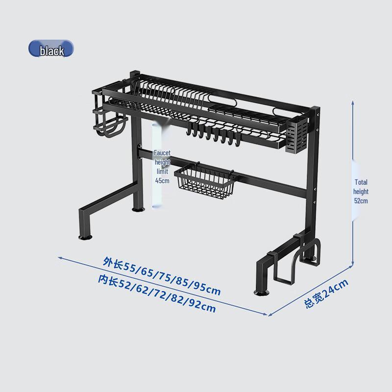 Zhishi Kitchen Sink Dish Drying Rack