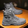 Camouflage Canvas Boots Martin Boots Autumn and Winter High-top Short Boots