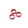 Red Aluminum AC Climate Control Ring Knob Covers For VW MKVI MK6 Golf GTI Jetta