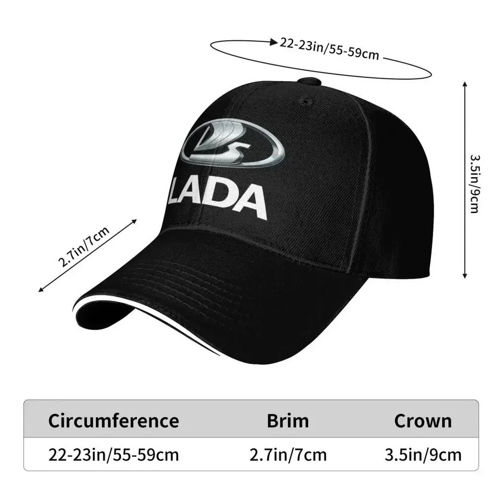 Casual Hats Hip Hop Hat LADA Baseball Cap Custom Adjustable Trucker Hat for Men & Women