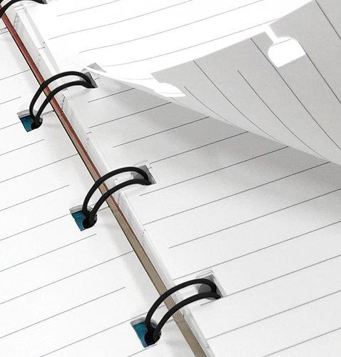 Filofax Notebook Pocket Impression Black and White 115046 (Official Import)