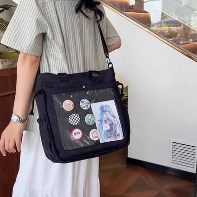 Large Capacity Tote Bag Student Class Handbag Women's Shoulder Bag AVE