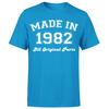 Made in 1982 All Original Parts TShirt 43rd Birthday Unisexs Gift Ideas