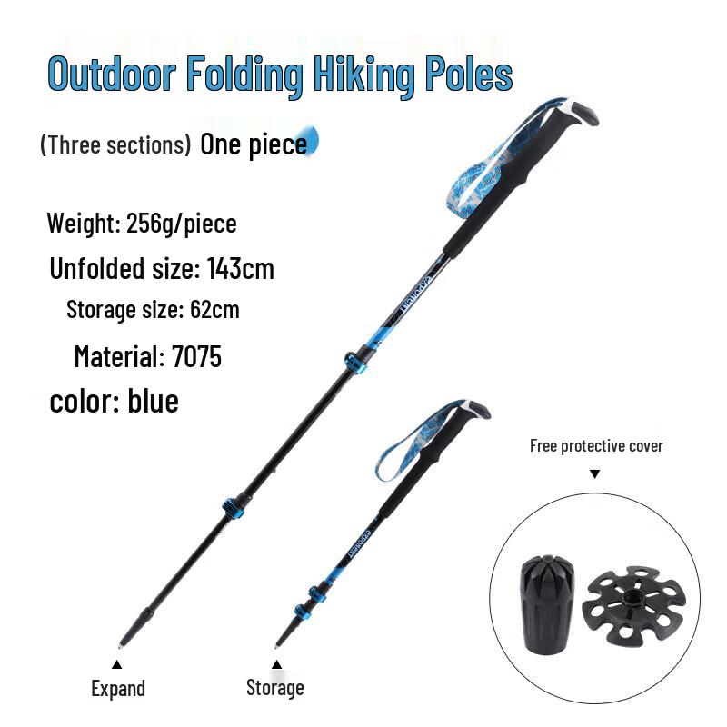 TANERDD Ultralight Aluminum Folding Trekking Pole