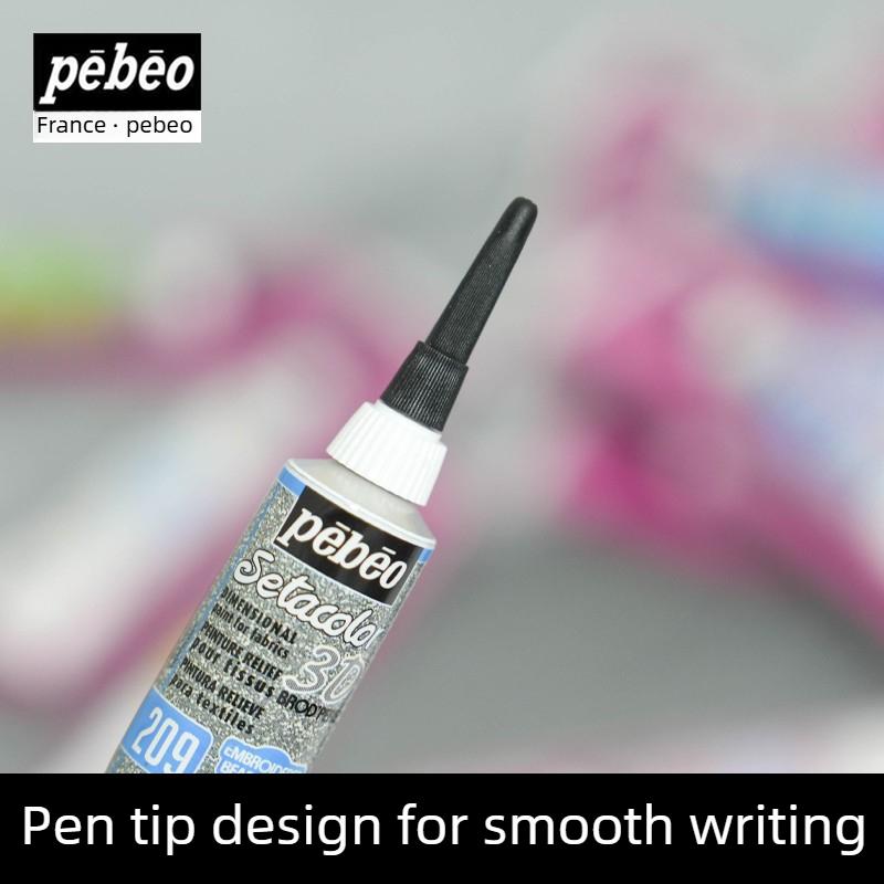 PEBEO 3D Acrylic Paint Waterproof Acrylic Paint 20ML Tube for Wood/Canvas/Fabric Paint Stationery School Art Office Supplies