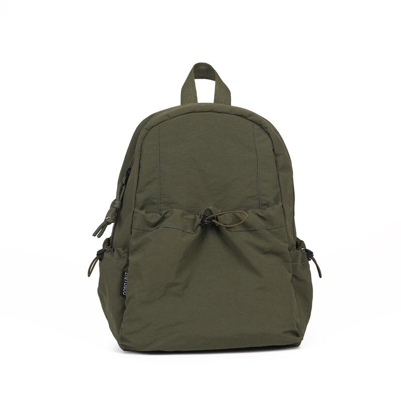 Schoolbag schoolbag ins solid color simple small backpack, high value campus lightweight junior high school student schoolbag versatile backpack