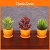 Landscape Resin Tiny Craft With Green Plants For Housewarming And Celebrations