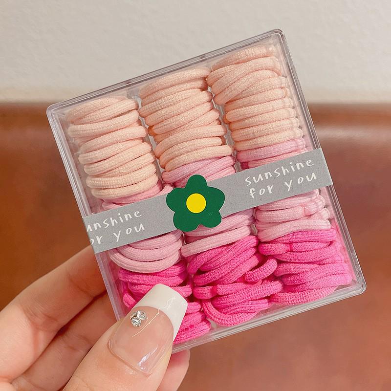Dopamine Color Hair Ties for Kids: High Elasticity, Gentle On Hair, Canned for Convenience