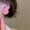 5 Pairs Acrylic Acrylic Flower Stud Earrings Floral Korean Style Earrings  Beach Vacation