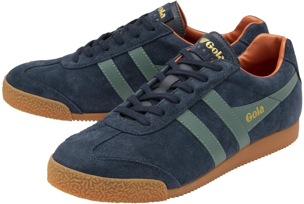 Кроссовки Gola Harrier Suede (CMA192) navy/sage/moody orange