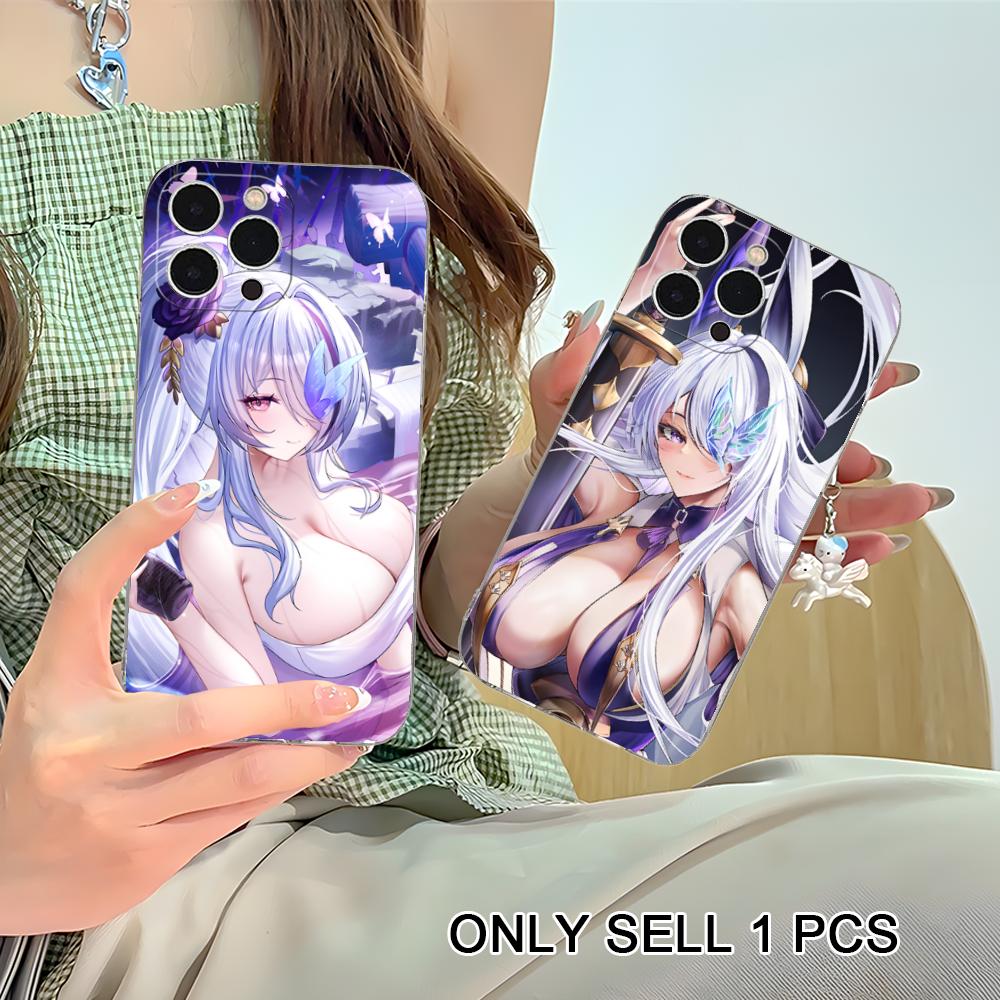 Azur Lane Unzen Clear TPU Mobile Case for iPhone 17 16 15 14 13 12 11 X XR XS Air Pro Max Plus Mini Colorful Cover