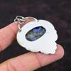 Copper Sodalite Pendant Amazing Gemstone Jewelry 925 Sterling Silver Pendant Handmade Flower Jewelry Elegant Pendant Silver Jewelry For Gift