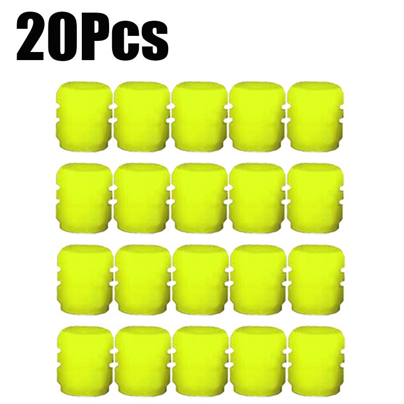 Luminous Wheels Tire Air Cap Cover Fluorescent Night Glowing Tyre Valve Caps Auto Wheel Valve Stem for Car,SUV,Motorcycles,Truck Stem Caps1