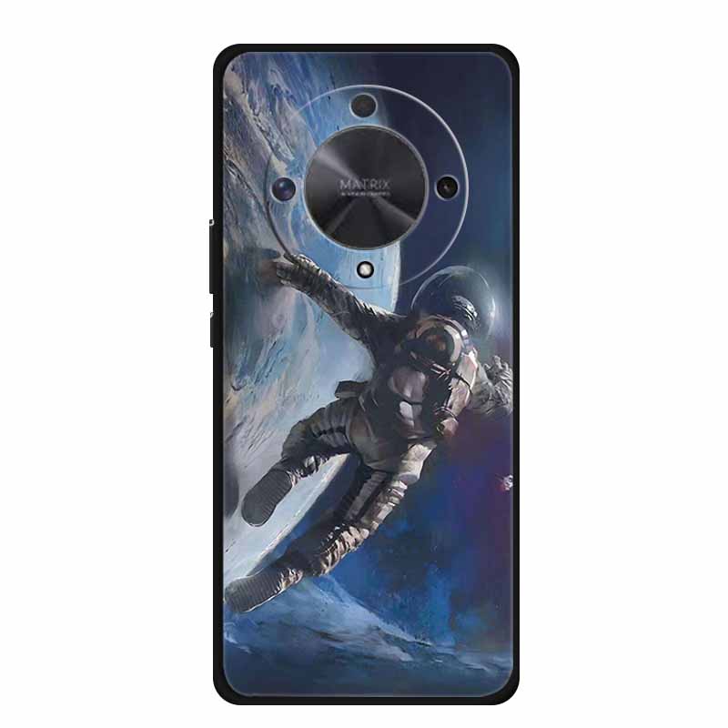 Gift Phone Cases for Honor X9a TPU Soft Silicone Back Cover for Huawei Honor X9 X 9A Funda Honor X9b X 9 a b Coque Spaceman Moon