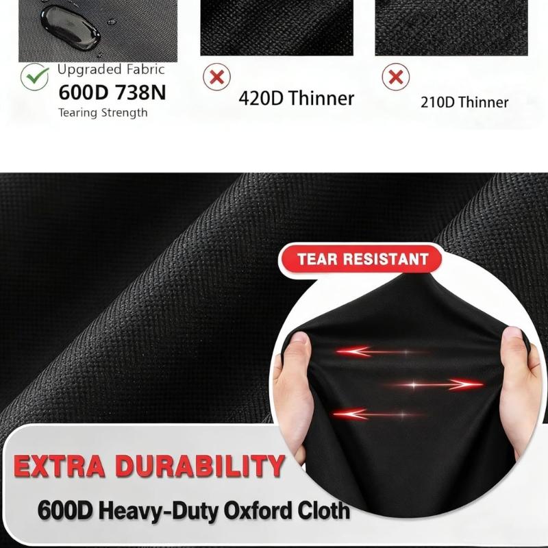 Fire Column Cover Round Outdoor Furniture Protector With Handle Cylinder Fireplaces Cover Protector For Yard