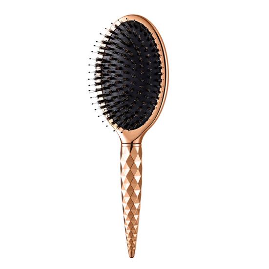 Boar Bristles Hair Brush with Ergonomic Handle Anti-static Scalp Massage Air Cushion Comb Men Women Portable Hair Styling Detangling Brush