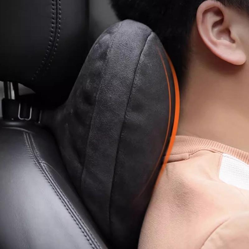 Premium Adjustable Car Neck Rest Cushion S-Class Style Soft Headrest Pillow Universal Auto Seat Neck Support