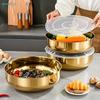 Stainless Steel Mixing Bowl: Large Capacity Food Prep Bowl for Dough, Baking & Kitchen Use