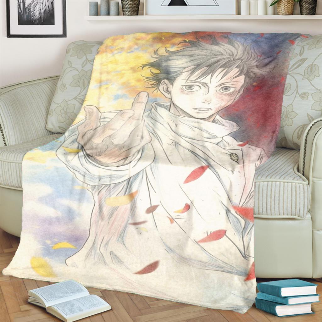 Jujutsu Kaisen Design Blanket Soft Warm Flannel for Bedrooms, Sofas, Beds, Chairs, Picnics, Travel