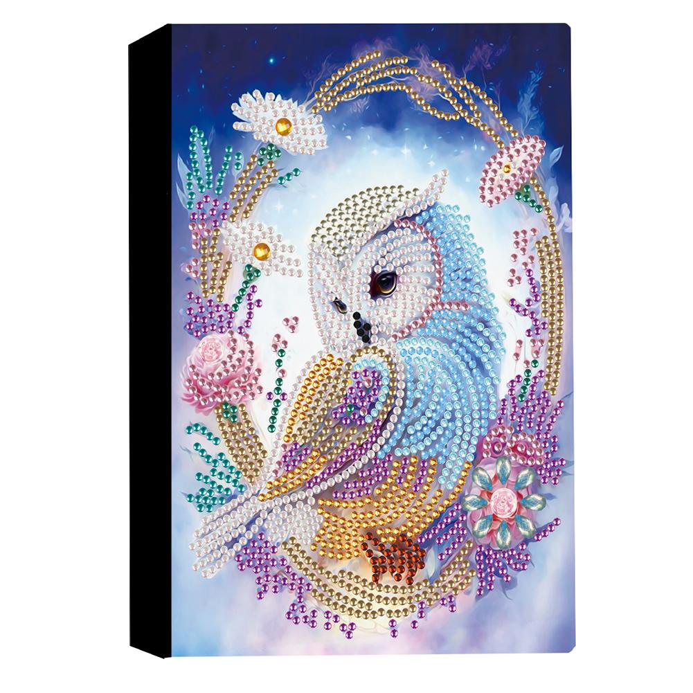 DIY 5D Diamond Painting Notebook Animal Rhinestone Embroidery Notepad Journal A5 Chinese Zodiac Sketchbook Kids Students Gift