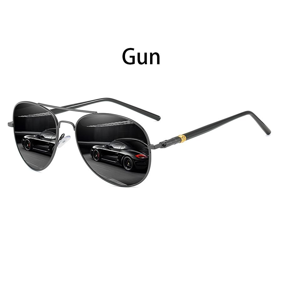Fashion Vintage Pilot Metal Frame Sunglasses Men Women Eyewear Fishing Driving Man Luxury Brand Designer Sun Glasses