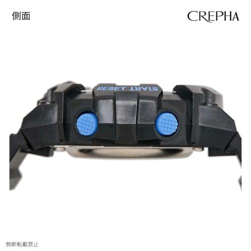 Klefer Men's Digital Watch, Waterproof, Stopwatch, Urethane Strap, Black, TE-D280-BKB