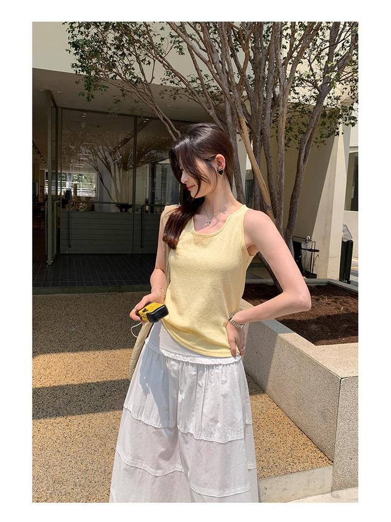 2026 Summer Women's Thai-Style Spicy Sleeveless Sports Vest Camisole - Absolutely Beautiful